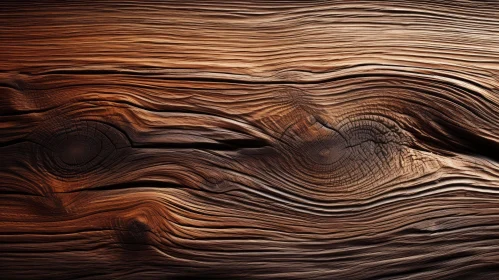 Dark Brown Textured Wood Surface Close-Up