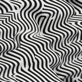 Monochrome Abstract Stripes Artwork