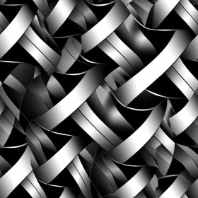 Stylish Black and White Geometric Pattern
