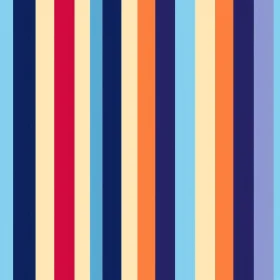 Cheerful Colorful Striped Background