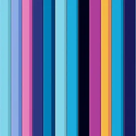 Colorful Vertical Stripes Background