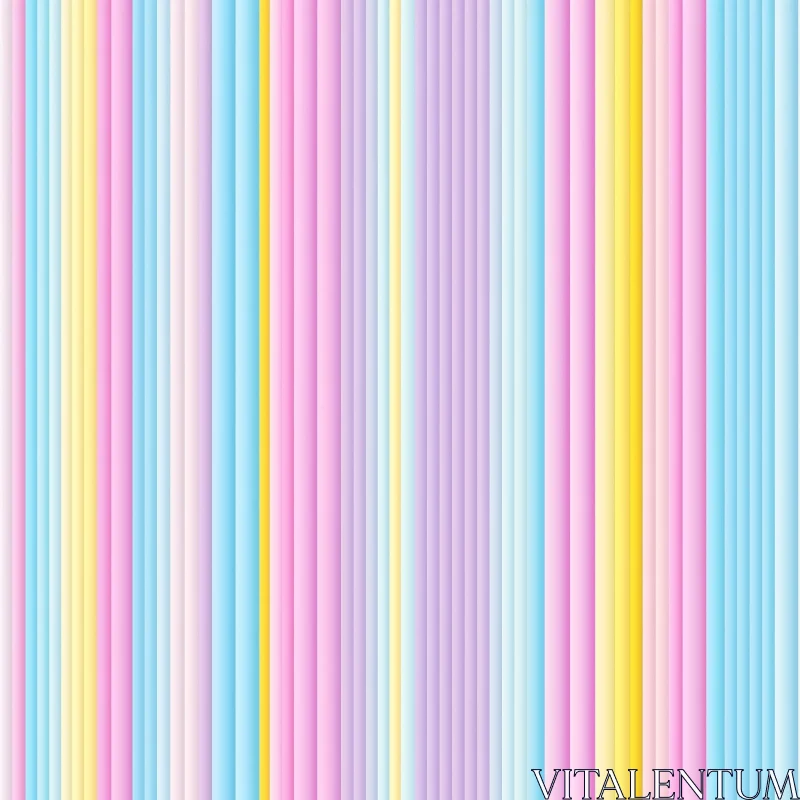 Pastel Vertical Stripes Background AI Image