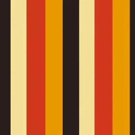 Retro Vertical Stripes Pattern in Brown, Orange, Black, Beige, Red