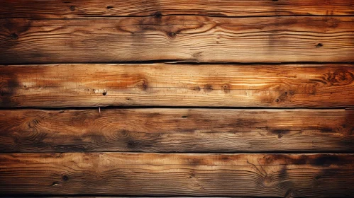 Rustic Wooden Wall Texture - Dark Brown Planks