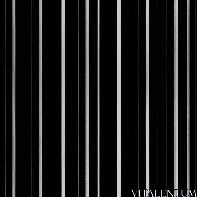 AI ART Monochrome Vertical Stripes Pattern - Abstract Design