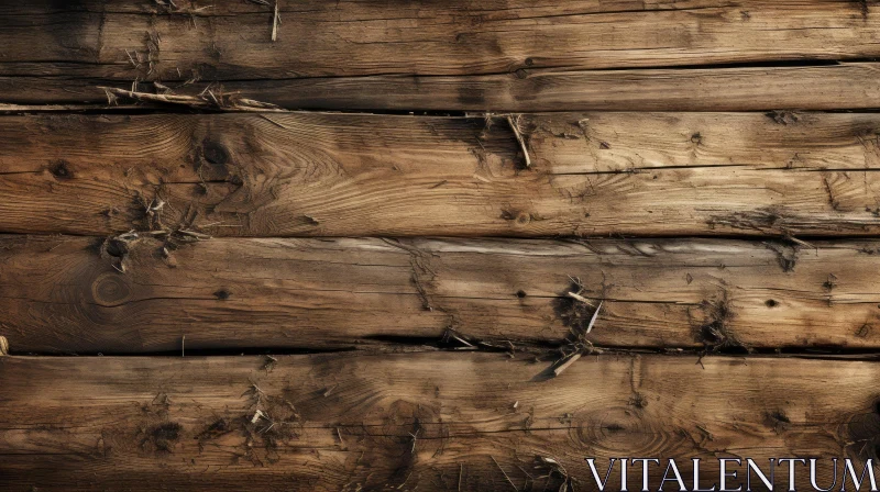 Rustic Wooden Wall Texture - Artistic Photography AI Image