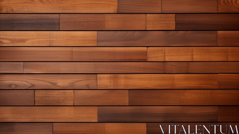 AI ART Brown Wooden Wall Texture Close-Up