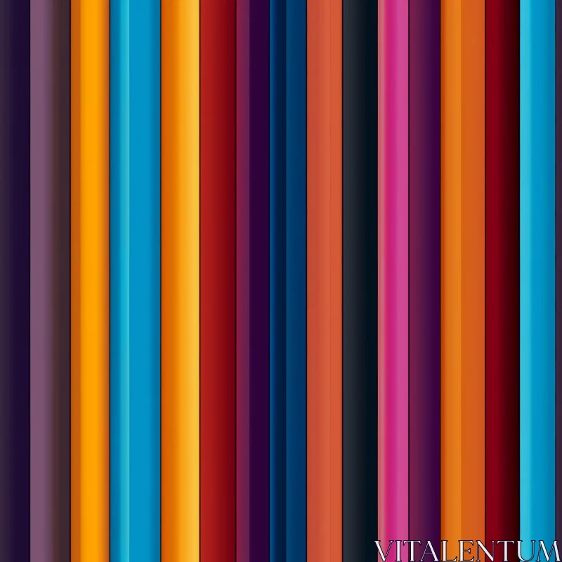 AI ART Colorful Gradient Stripes Background