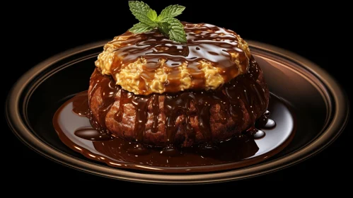 Decadent Chocolate Cake with Butterscotch Filling