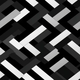 Monochrome Geometric Pattern for Websites and Prints
