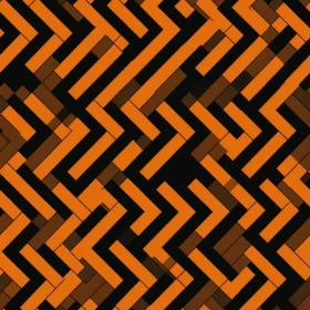 Symmetrical Geometric Pattern on Black Background