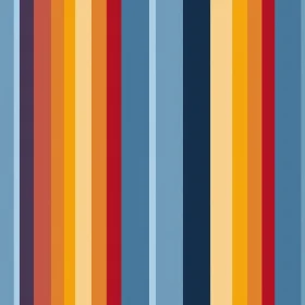 Colorful Vertical Stripes Pattern