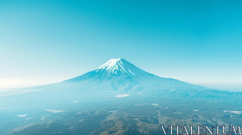 AI ART Mount Fuji: Japan's Highest Mountain