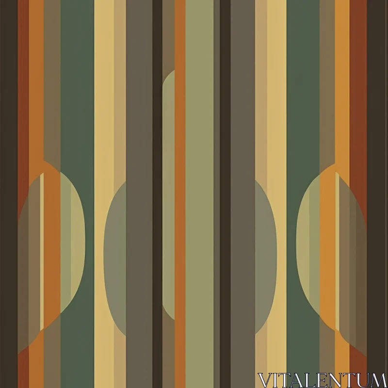 AI ART Vintage Vertical Stripes Pattern