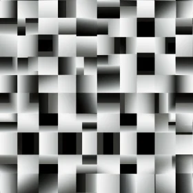 Black and White Checkerboard Pattern - Abstract Design
