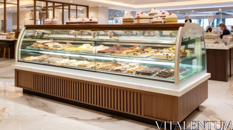 Delicious Bakery Pastries Display AI Image