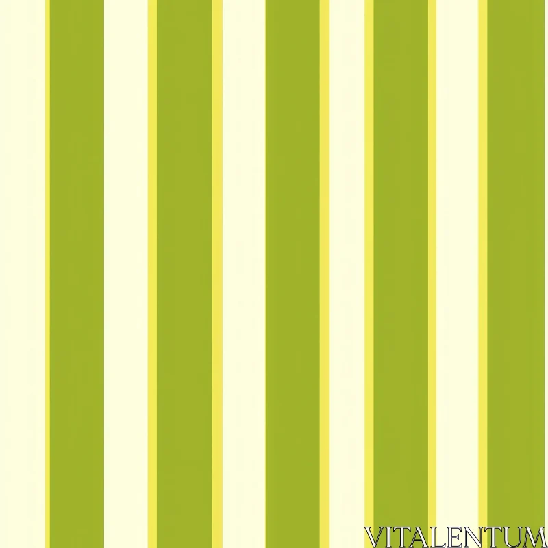 Modern Green and Yellow Stripes Pattern AI Image