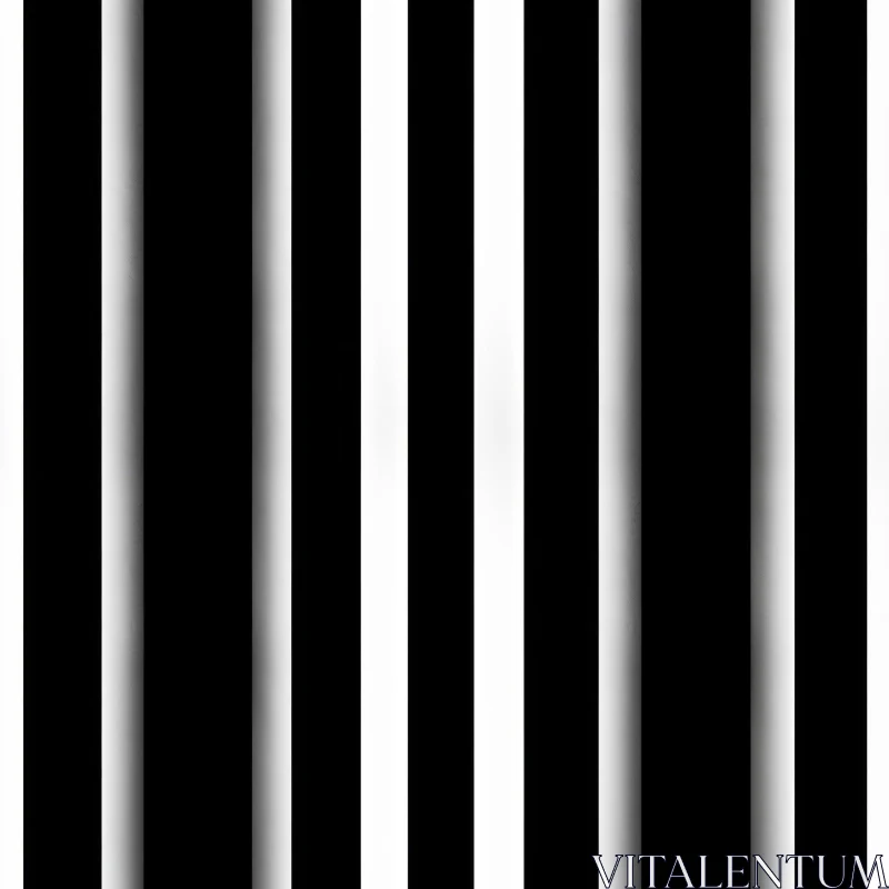 Monochrome Vertical Stripes Pattern AI Image