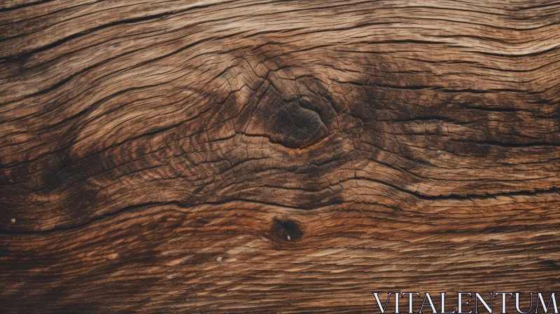 AI ART Old Weathered Wooden Surface Close-up