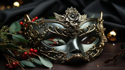 Intricate Venetian Mask Photography