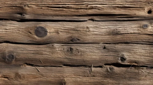 Rustic Wooden Wall Close-Up