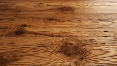 Wide Light Brown Wooden Floor Close-Up
