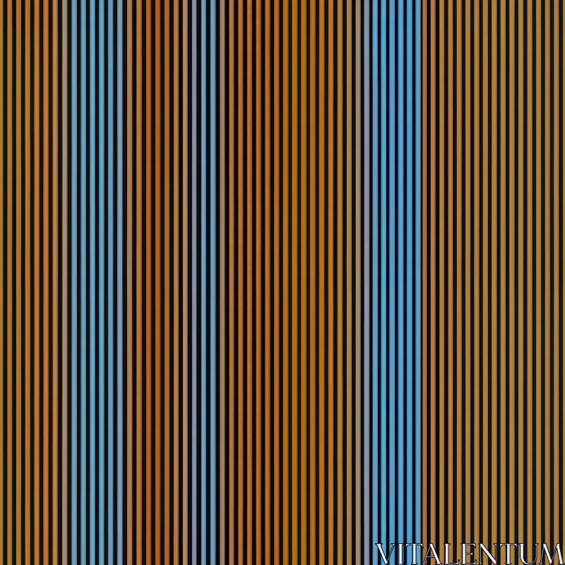 Brown and Blue Vertical Stripes - Visual Confusion AI Image