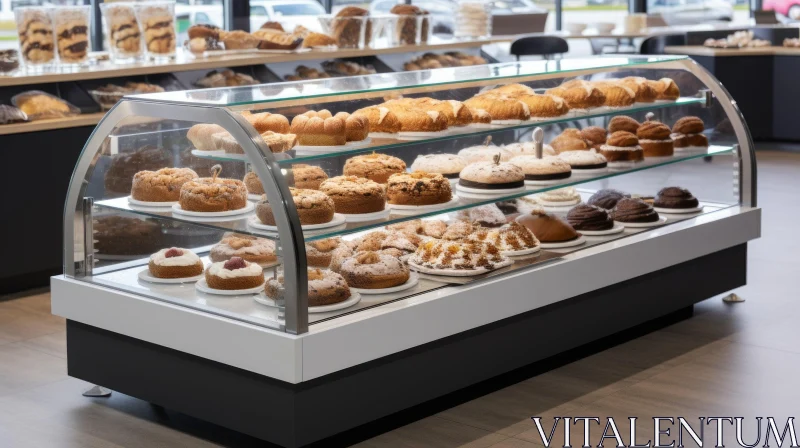 Delicious Bakery Pastries Display | Sweet Treats Showcase AI Image