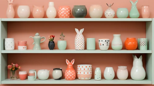 Quirky Ceramic Vases with a Touch of Bunnycore and Dutch Tradition