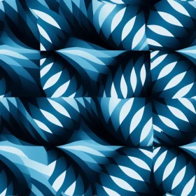 Blue and White Wave Texture Pattern