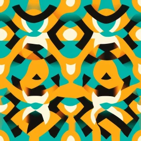 Colorful Geometric Seamless Pattern Design