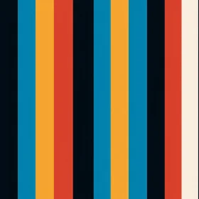 Retro Vertical Stripes Pattern - Background Design