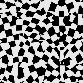 Monochrome Checkerboard Pattern | Abstract Design