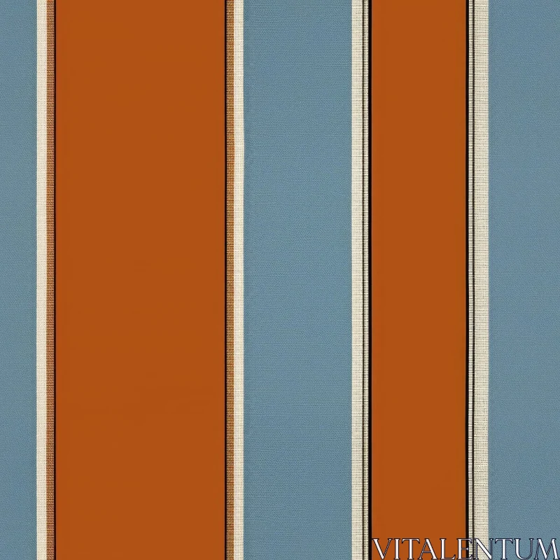 Striped Brown Blue White Pattern AI Image