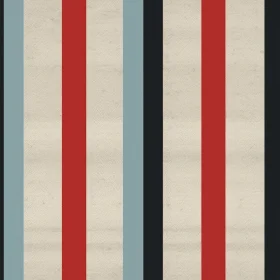 Classic Vertical Stripes Pattern in Red, Blue, and Black