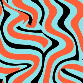 Colorful Abstract Wavy Pattern Background