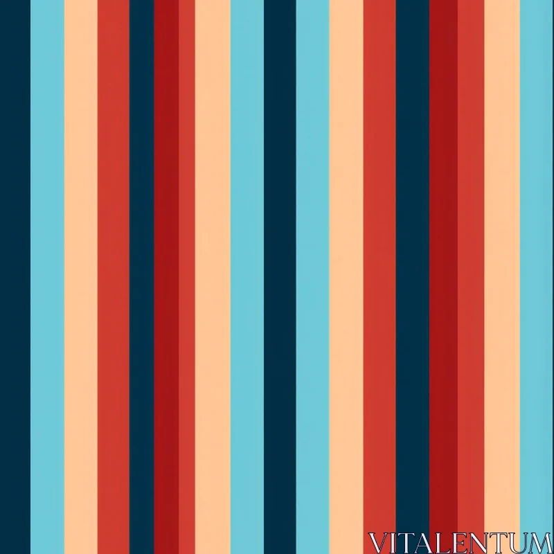 Colorful Vertical Stripes Pattern AI Image