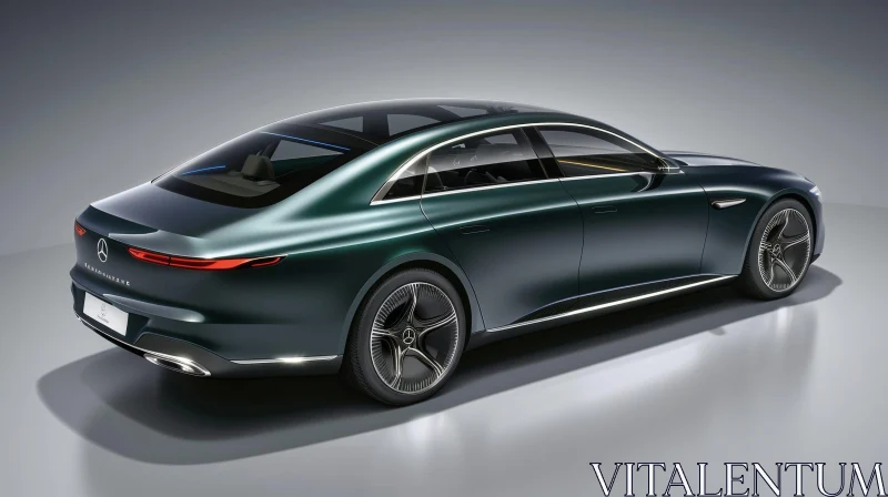 Mercedes-Benz EQS Concept Car | Futuristic Design AI Image