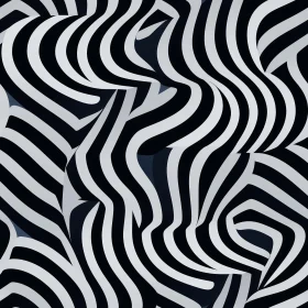 Monochromatic Curved Lines Pattern for Design