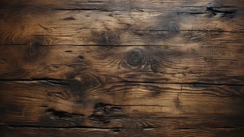 Dark Wooden Table - Rustic Brown Texture