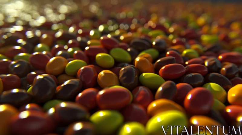 Colorful Candy Close-Up | Artistic Photography AI Image