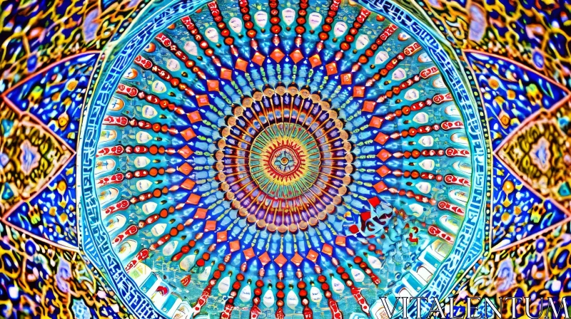 Colorful and Intricate Mandala Artwork | Symmetrical Patterns AI Image