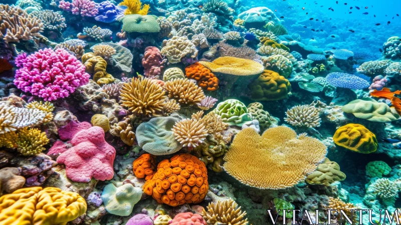 Captivating Coral Reef: A Colorful Underwater Wonderland AI Image