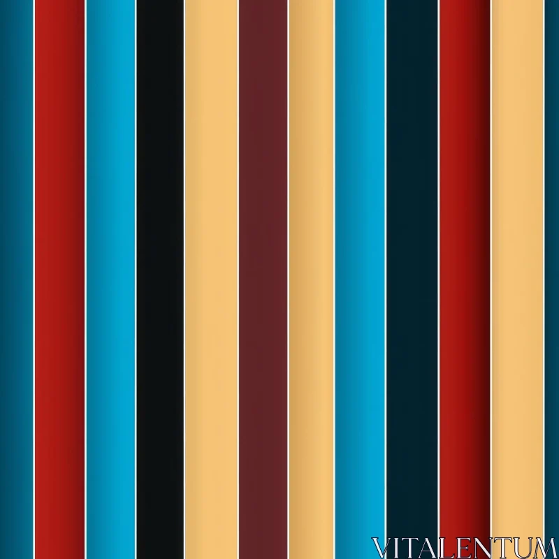 AI ART Modern Vertical Stripes Pattern