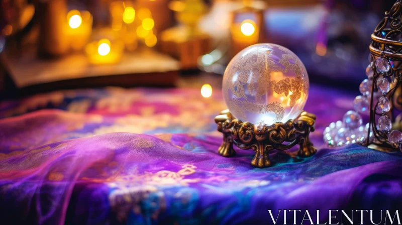 Enigmatic Crystal Ball Photo AI Image