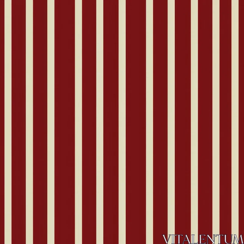 AI ART Red and White Striped Pattern - Seamless Background Texture