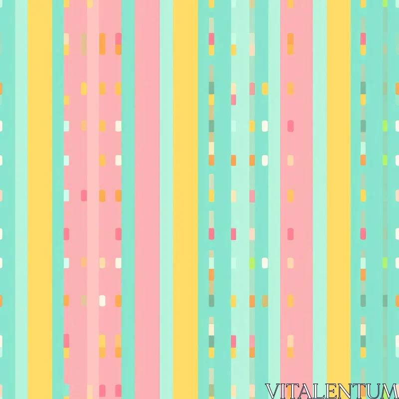 Pastel Vertical Stripes Pattern AI Image