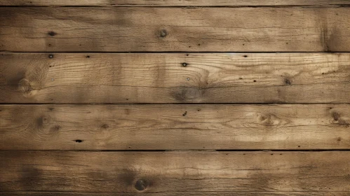 Rustic Wooden Fence Close-Up