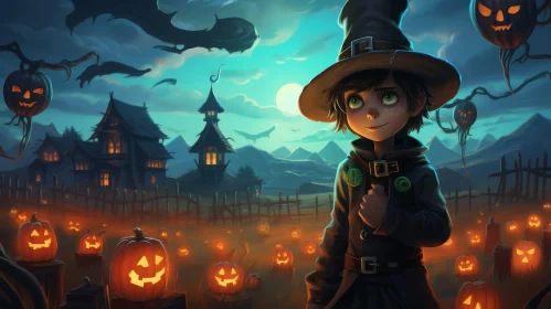 Wizard Boy and Haunted House Artwork