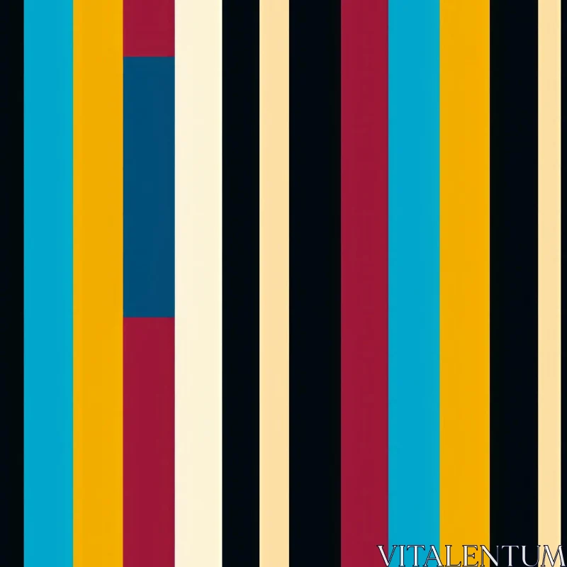 Colorful Vertical Stripes Pattern - Dynamic Design Element AI Image